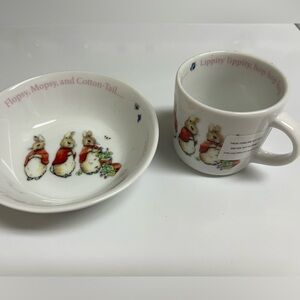NWT! 2 Piece Peter Rabbit Wedgwood Set